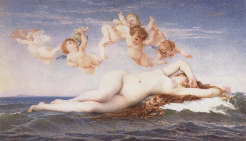 Alexandre  Cabanel The Birth of Venus Norge oil painting art